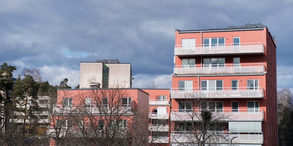 Priserna på bostadsrätter