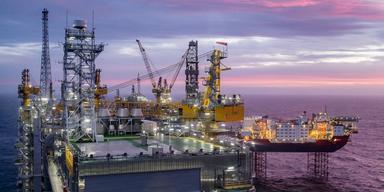 Johan Sverdrup-fältet i Nordsjön är ett av Norges största oljefält.