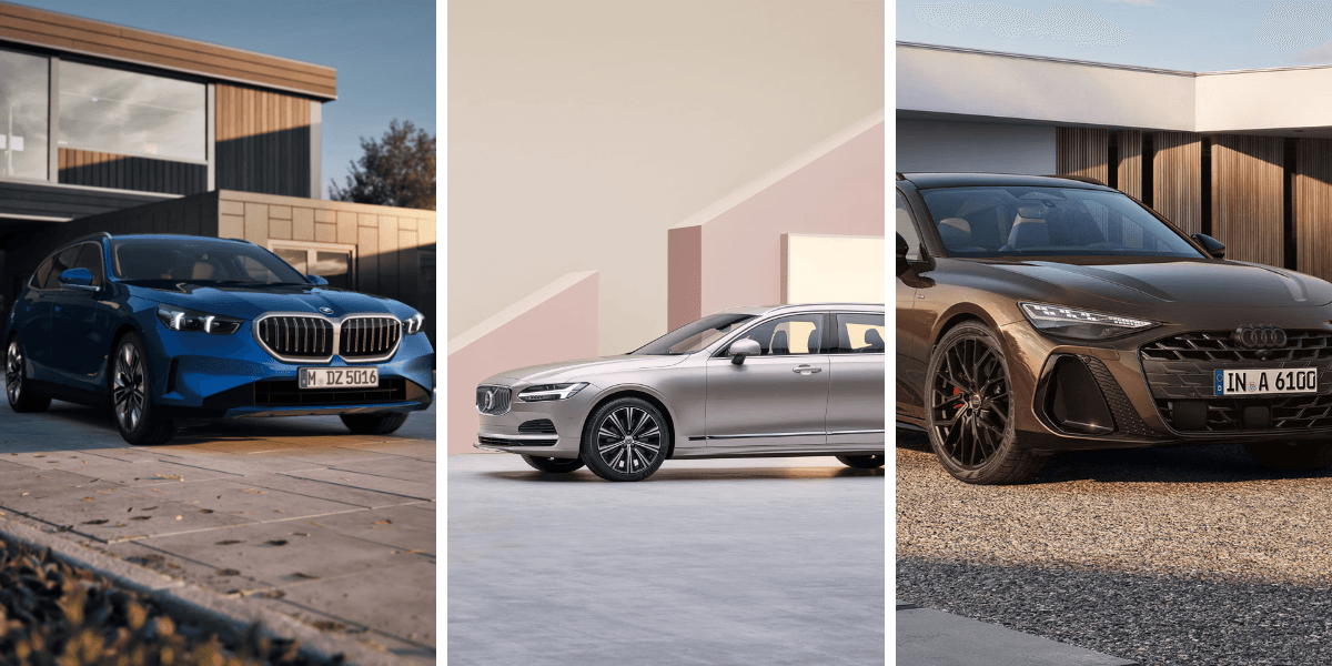 En av dessa tre är lite bättre än de andra två. (Foto: BMW, Audi och Volvo)