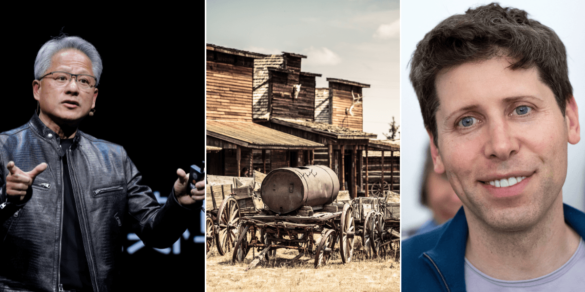 LLM:ernas begränsningar och utmaningar kommer medföra att ""Vilda västern-eran når sitt slut." (Kollage: AP / TT / Canva)