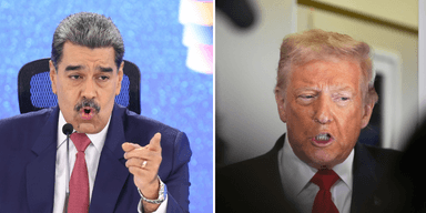 Donald Trump och Venezuelas president Nicolás Maduro har hamnat i ett ordkrig medan spänningarna mellan länderna ökar efter amerikanska attacker i Karibien