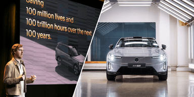 Volvo backar från samarbetet och bolaget i fråga riskerar att gå under. (Foto: Tony Avelar/AP/TT och Volvo)