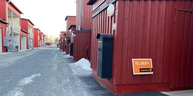 Bostäder i Skellefteå i Västerbottens län, där försäljningen nu går trögare än vanligt med tydligt längre väntetider.