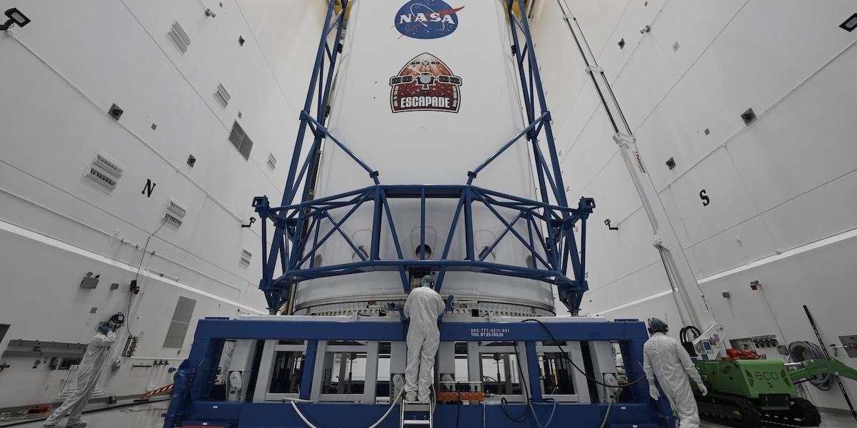 New Glenn förbereds för en kommande Marsresa.