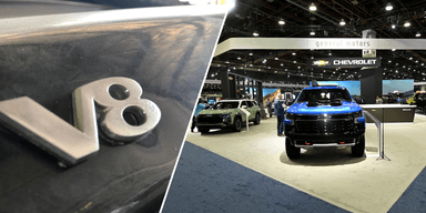 Det är många som vägrar ge upp V8:an och GM är en av dem. (Foto: Canva och Jose Juarez/AP/TT)