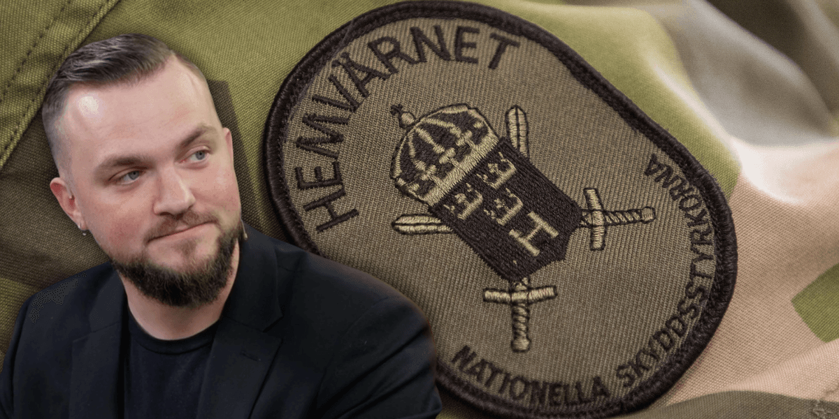 Edvard Lundkvist undrar i sin krönika om han kommer att få någon utbildning innan han kallas in till Sveriges försvar? (Kollage: Försvarsmakten / Edvard Lundkvist)