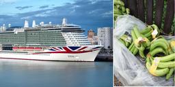 Kryssning försenad – blockerad av banankaos