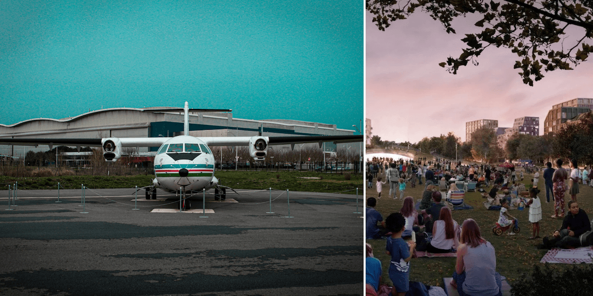 Flygplatsen ska förvandlas till en helt ny stadsdel för över 50 000 invånare