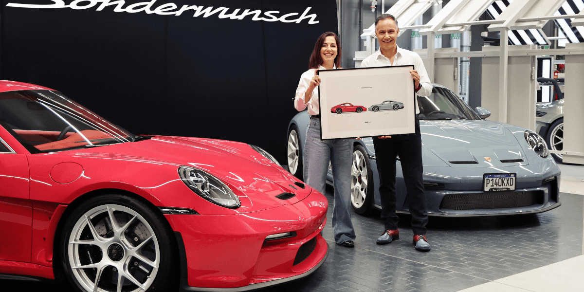 De två som delade serienummer en inte bil. (Foto: Porsche)