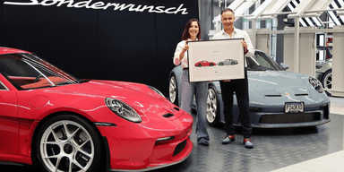 De två som delade serienummer en inte bil. (Foto: Porsche)