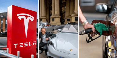 Läs i kapp de mest lästa nyheterna från veckan som gått. (Foto: Tesla, Porsche och Canva)