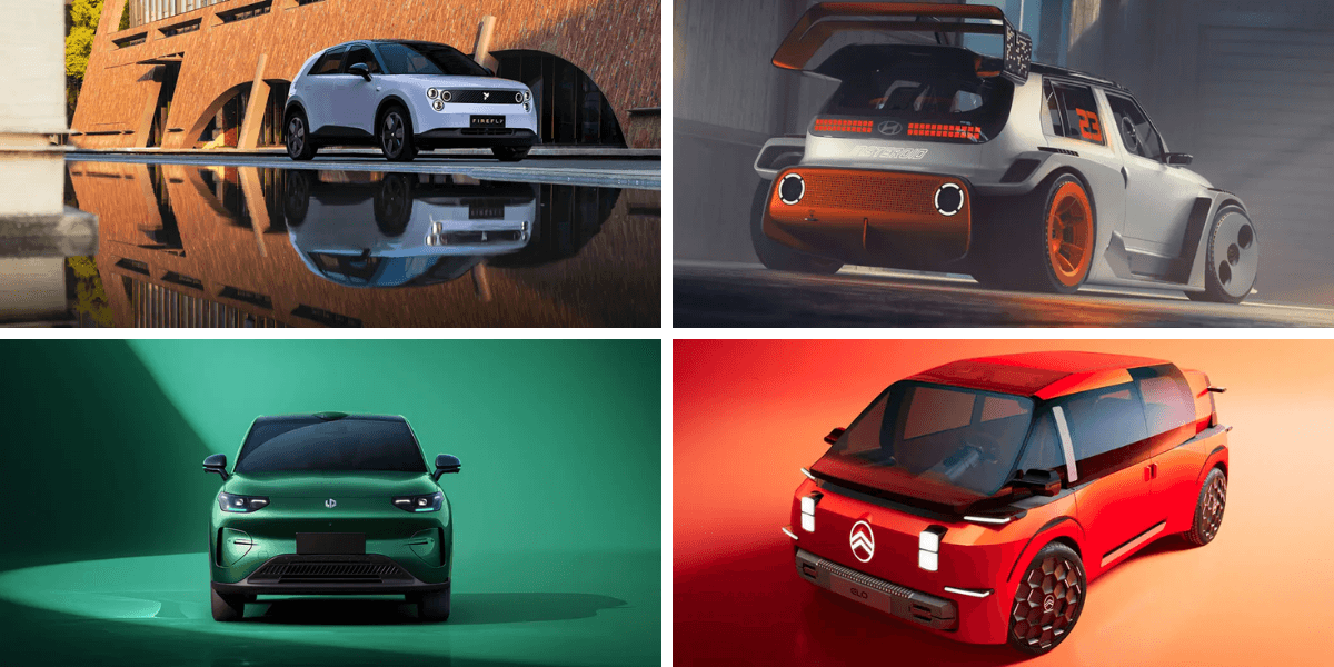 Snart är det bilmässa i Bryssel och här är en del intressanta lanseringar att ha ögonen på. (Foto: Citroën, NIO, Leapmotor och Hyundai)