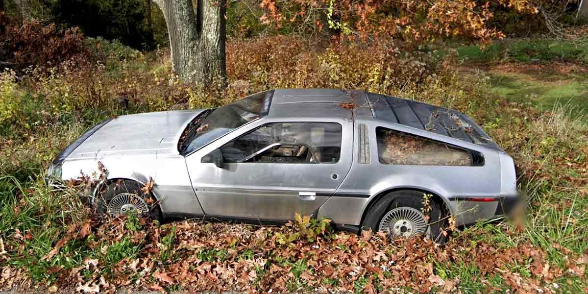 Mystiskt: Övergiven DeLorean hittad via Google Maps