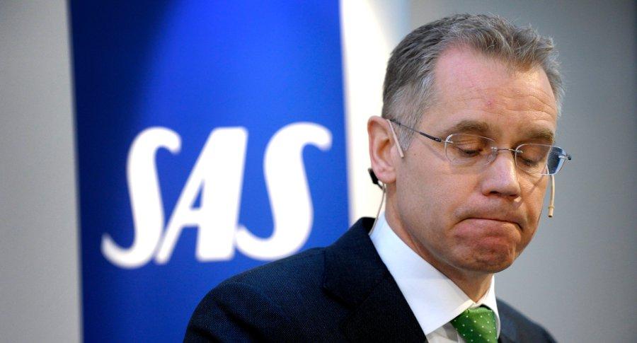 SAS med vd Rickard Gustafson backar hela 3,7 miljarder kronor under Q2. (Foto: TT)