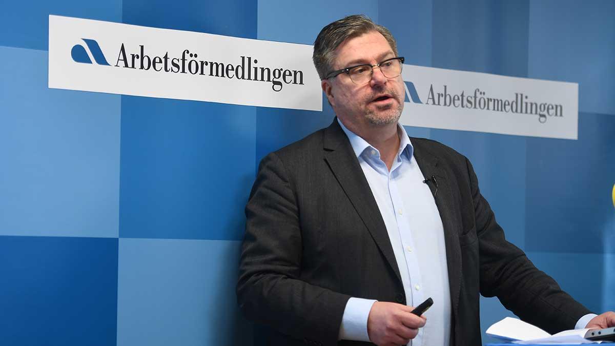 Arbetsförmedlingens generaldirektör Mikael Sjöberg. (Foto: TT)
