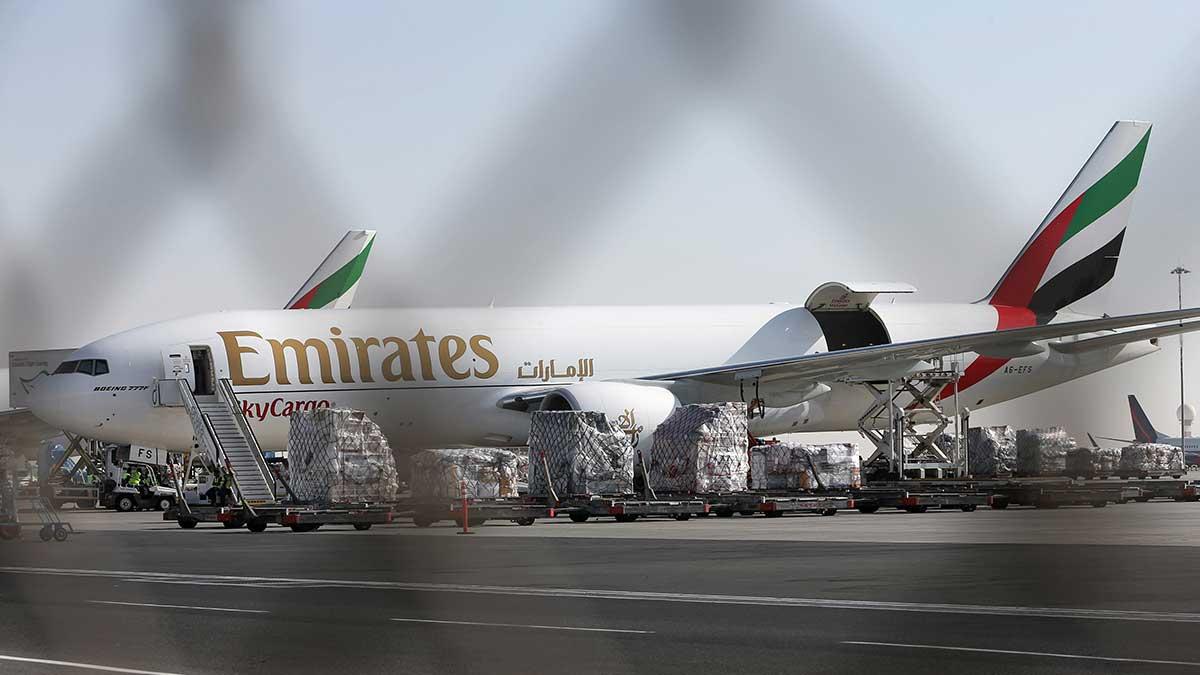 Al Maktoum International Airport i Dubai byggs ut och ska kunna ta emot 220 miljoner passagerare. (Foto: TT)