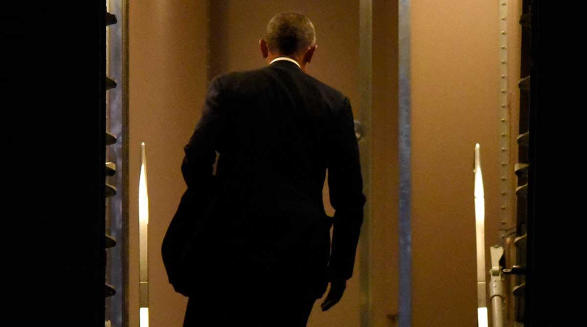 INTE VÄLKOMMEN. Inflytelserika judar kräver att Barack Obama inte får vara med i deras exklusiva golfklubb när han nu pensioneras som president. (Foto: TT)
