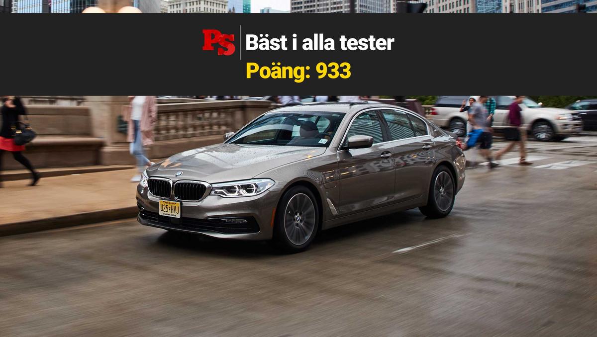 BMW 5-Serie får 933 poäng i PS Bäst i alla tester. (Foto: BMW)