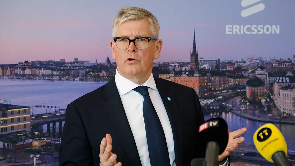 Telekombolaget Ericsson håller i dag den 28 mars årsstämma där vd Börje Ekholms budskap i hans tal var sammanfattat "stabilisera och förenkla". (Foto: TT)