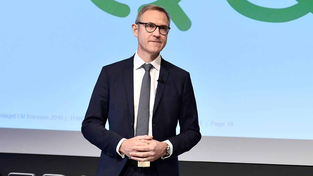 Ericssons finanschef Carl Mellander utesluter inte förvärv i kärnverksamheten. (Foto: TT)