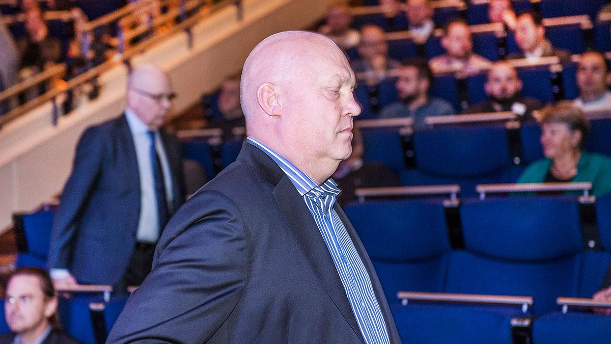 Johan Carlström - som är misstänkt för grovt insiderbrott i sju fall - är på förslag som ny ordförande i Fingerprint Cards. Carlström är ordförande i valberedningen och tidigare vd för bolaget. (Foto: TT)