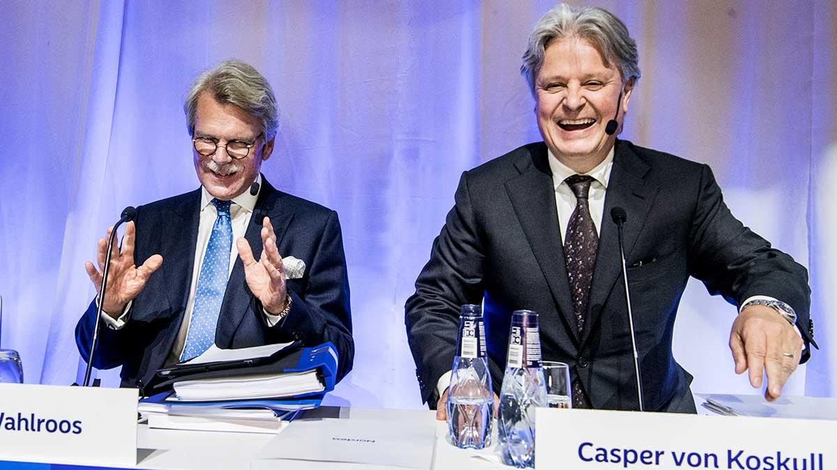 Vd Casper von Koskull om framtiden efter måndagens aviserade miljardköp av norska onlinebanken. (Foto: TT)