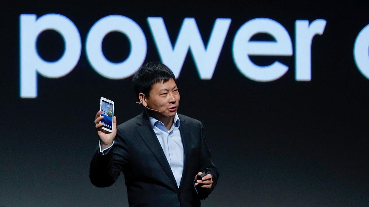 Huawei-chefen Richard Yu menar att undergången väntar alla företag som inte klarar av att uppvisa en marknadsandel på över tio procent. (Foto: TT)