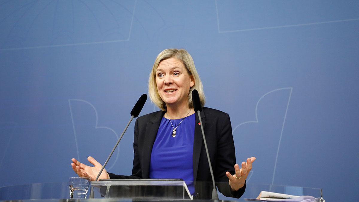Finansminister Magdalena Andersson (S) skriver på Di Debatt att "regeringen inte kommer att gå vidare med Skatteverkets förslag om utflyttningsbeskattning". (Foto: TT)