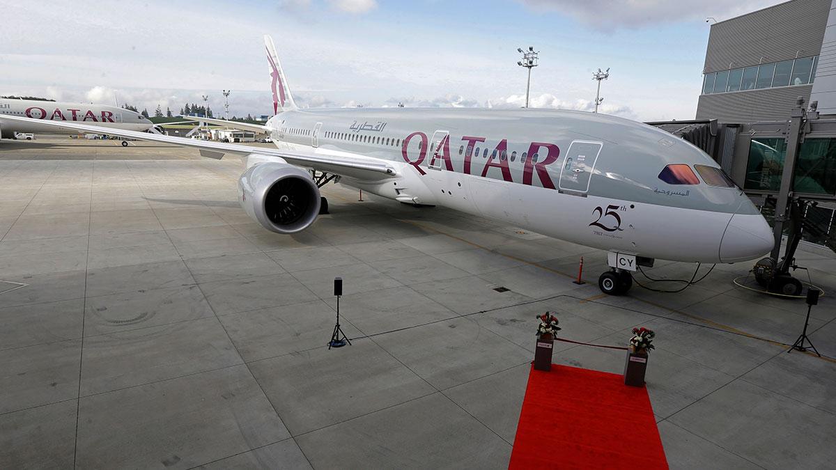 Qatar Airways, som är ett av de största flygbolagen i Mellanöstern, drar ned på personalstyrkan med omkring 20 procent. (Foto: TT)