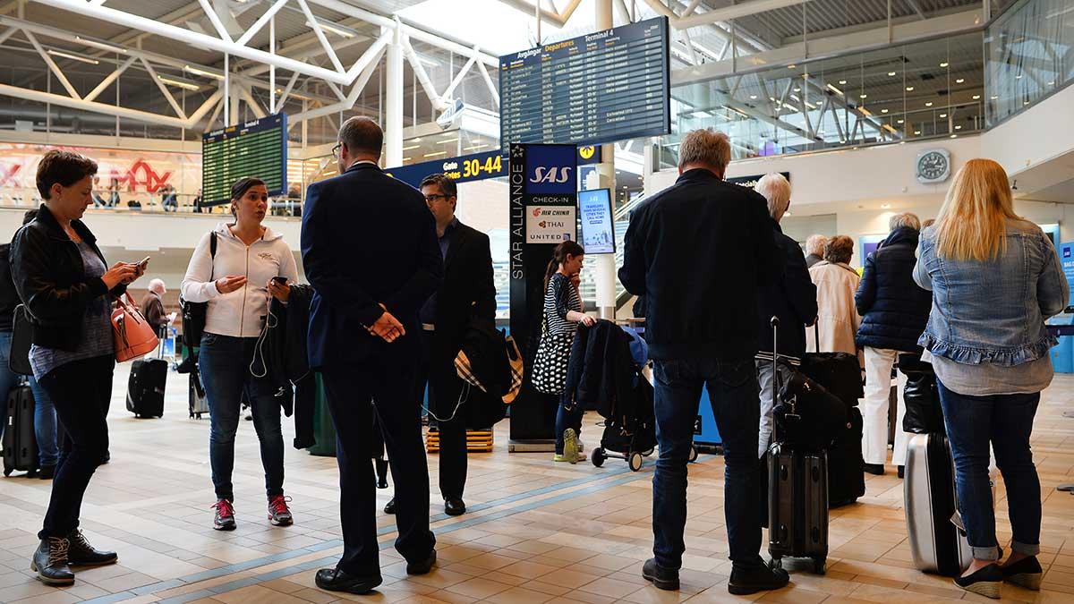 Flygstrejkerna i Berlin och Helsingfors drabbar hundratals svenska resenärer. Bilden är tagen vid ett tidigare tillfälle. (Foto: TT)
