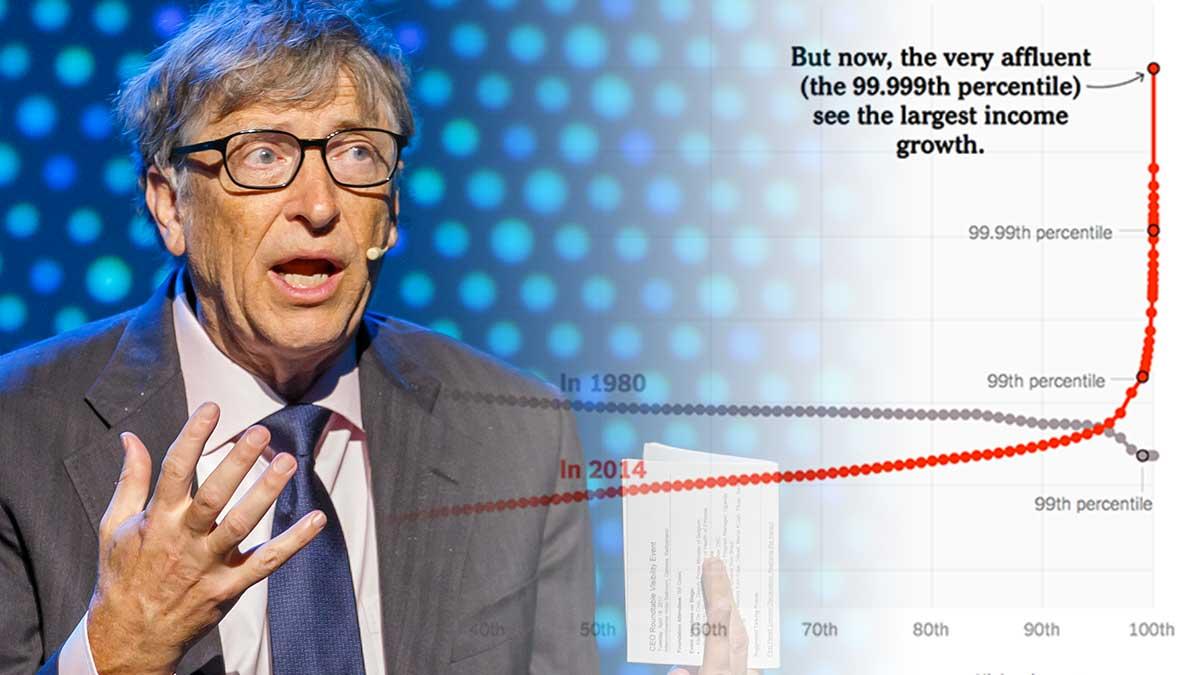 Microsofts skapare Bill Gates vill inkomstbeskatta robotar. (Foto: TT)