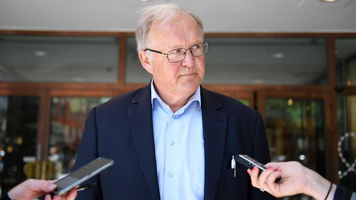 Näringslivstoppen i artikeln - som inte är socialdemokrat - vill att Göran Persson (bilden) gör comeback som statsminister. (Foto: TT)