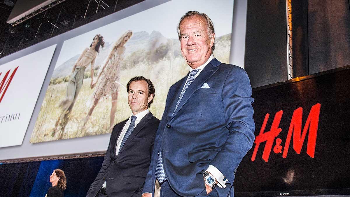H&M-ägaren Stefan Persson (höger) var en av julis mest köpsugna insiders på Stockholmsbörsen. (Foto: TT)