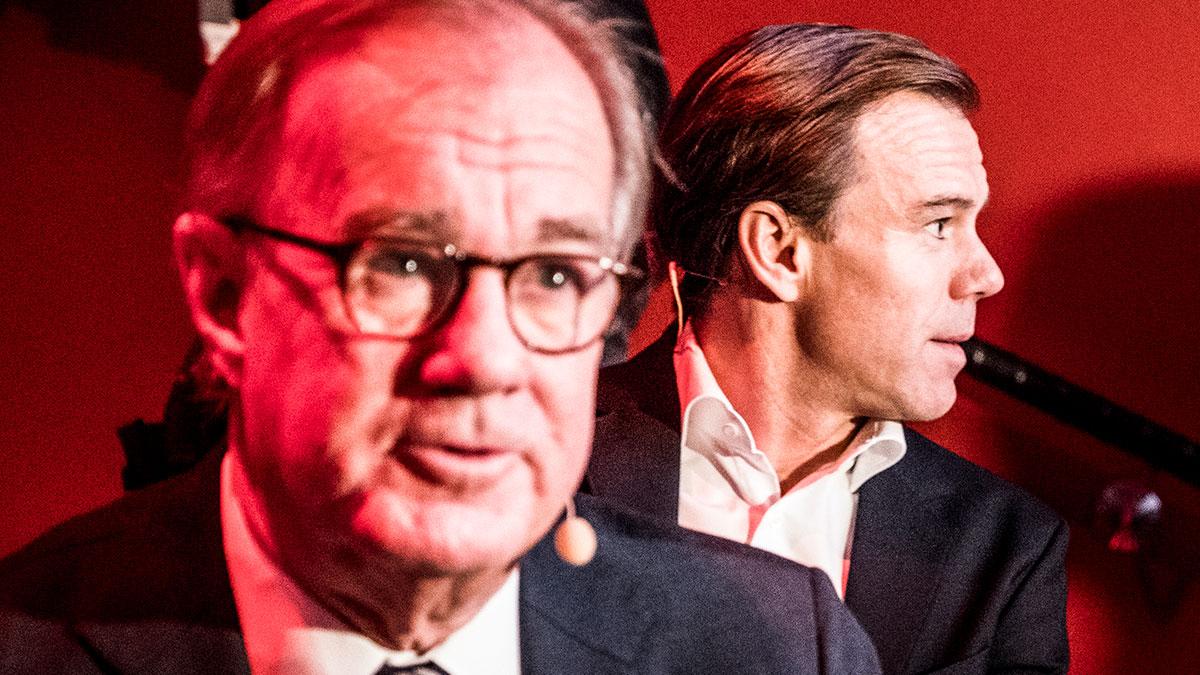 Stefan Persson har på nytt via sitt ägarbolag Ramsbury Invest ökat innehavet i klädbolaget H&M. I bakgrunden syns sonen Karl-Johan. (Foto: TT)