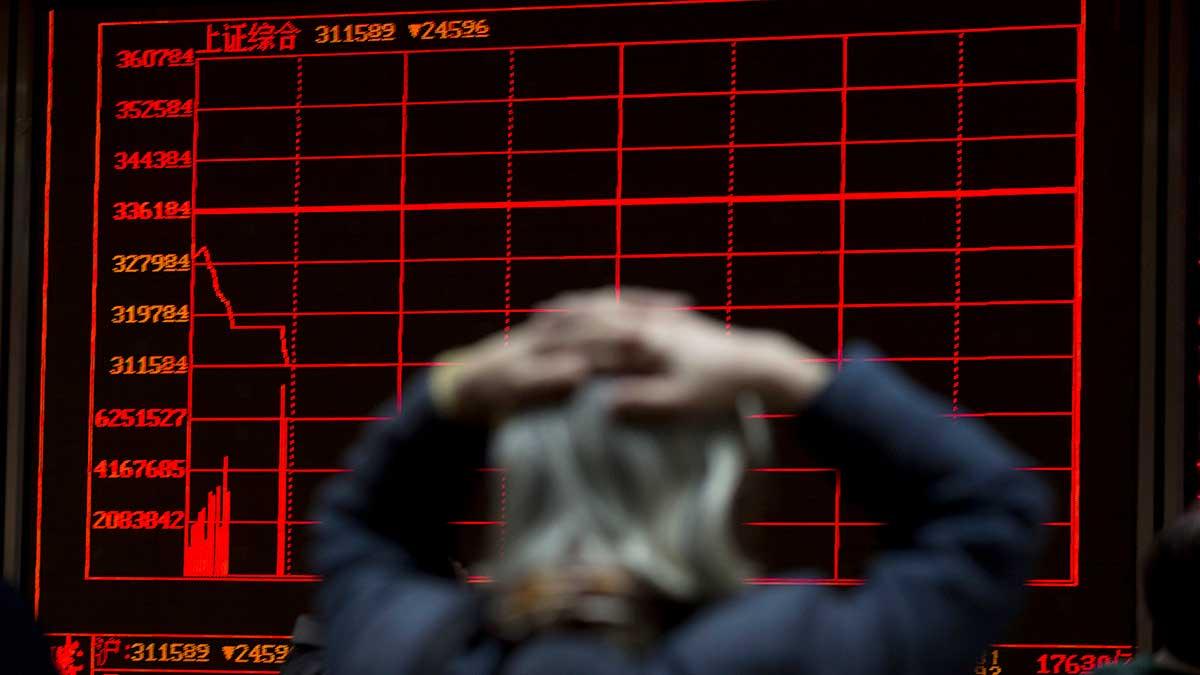 Hongkong-börsen är inne i en negativ bear market-spiral. (Foto: TT)