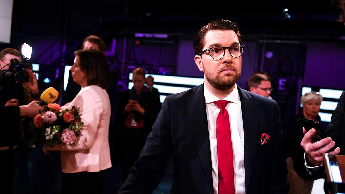 Sverigedemokraternas partiledare Jimmie Åkesson. (Foto: TT)