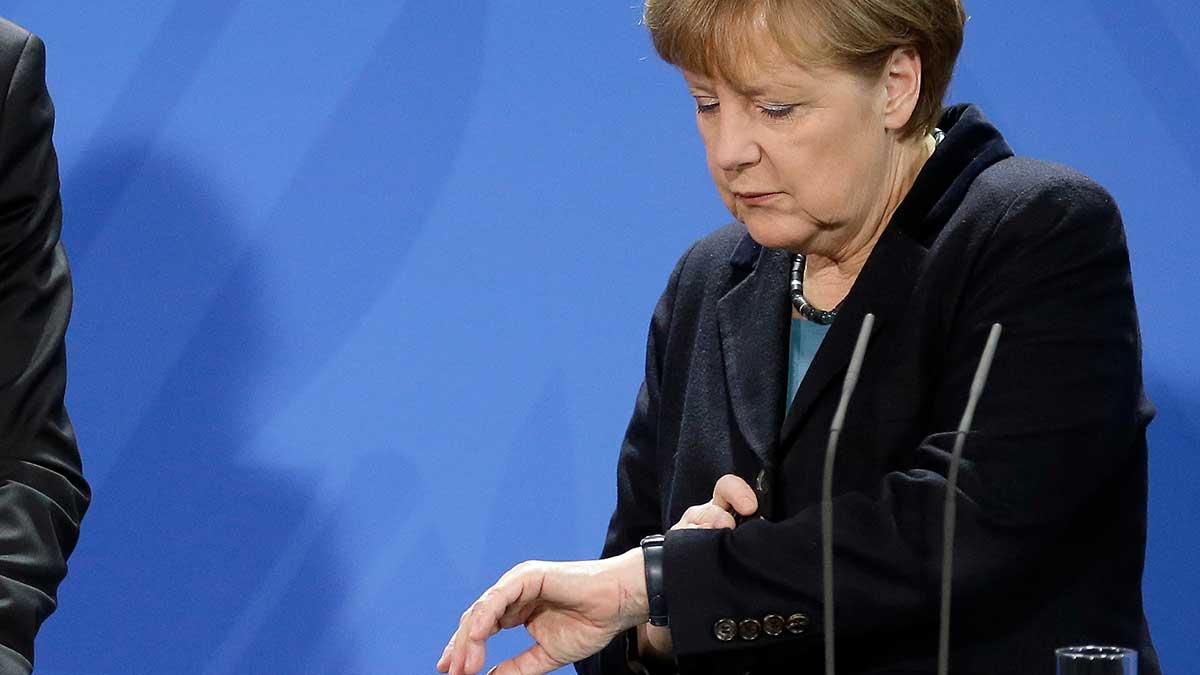 Tiden har gått ut för Angela Merkel. Tyskland står inför en ny epok. (Foto: TT)