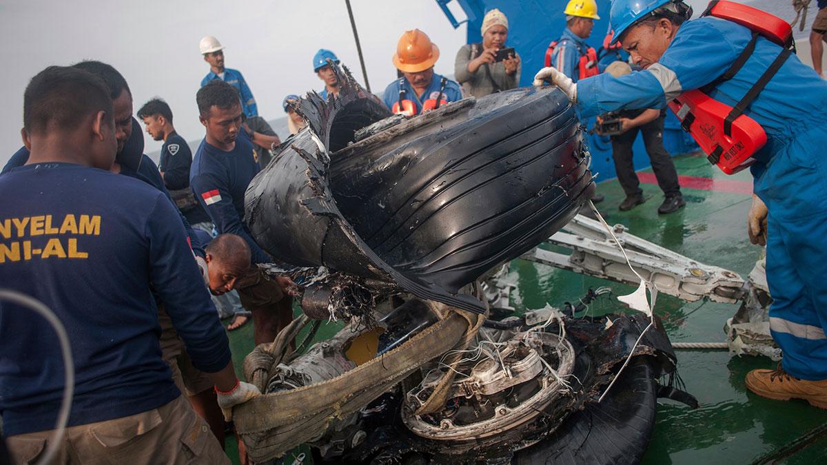 189 människor omkom i Lion Air-kraschen i höstas med Boeings Max-flygplan