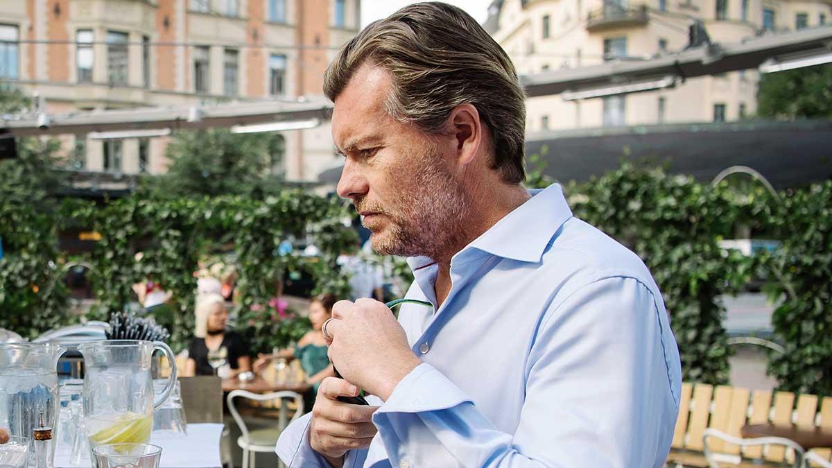 TV-kändisen Patrick Grimlund från "Lyxfällan" i TV3 blir delägare och privatekonomisk rådgivare på mobilbanken Bynk. (Foto: TT)