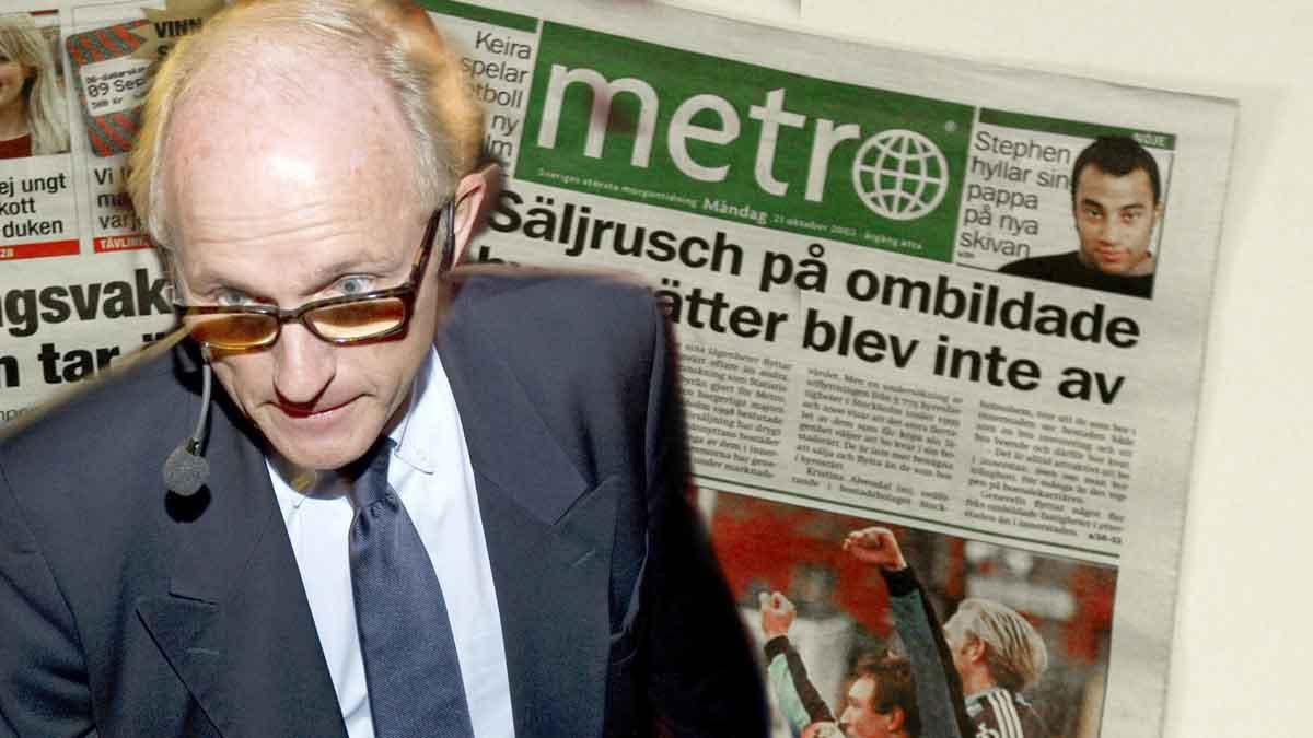Mats Qviberg kan ge bort sin andel i Metro om stormen inte upphör