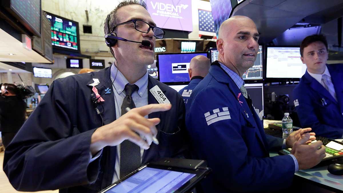 New York-börsen rörde sig endast marginellt under måndagshandeln. (Foto: TT)