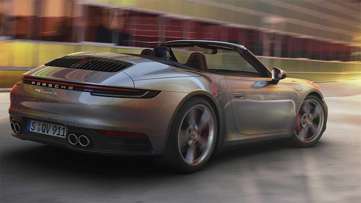 Mot våren i en kaxig och självsäker Porsche 911 Cabiolet. Om du har råd. (Foto: Porsche)
