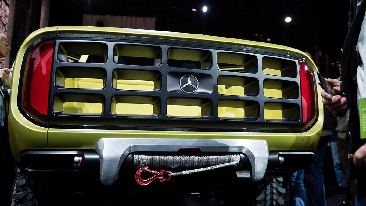 Mercedes-Benz nya pickup har en design som sticker ut. (TT)