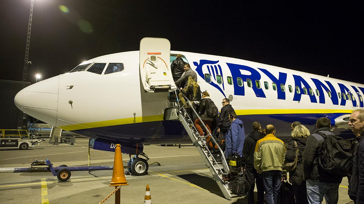 Ryanair köper 25 flygplan till från Boeing. (Foto: TT)