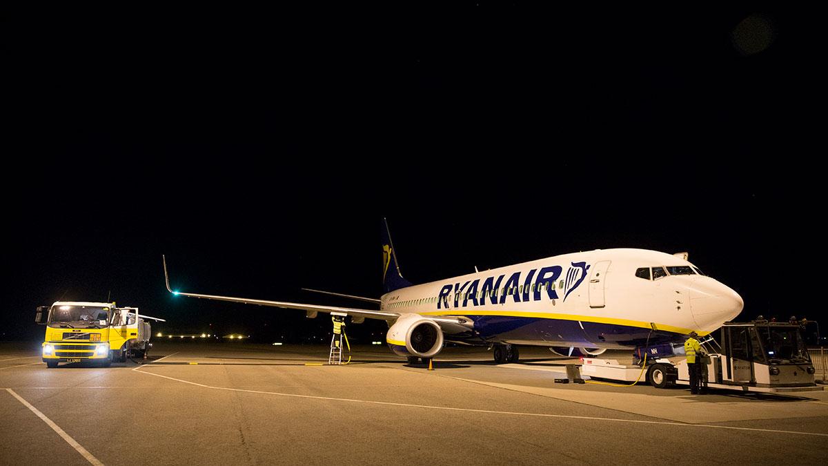 Ryanairs passagerarsiffra för december är den lägsta månadssiffran sedan mars 2014. (Foto: TT)