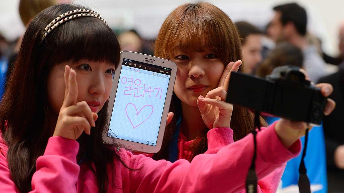 Samsung lanserar i dag S8 efter fiaskomobilen Note 7. (Foto: TT)