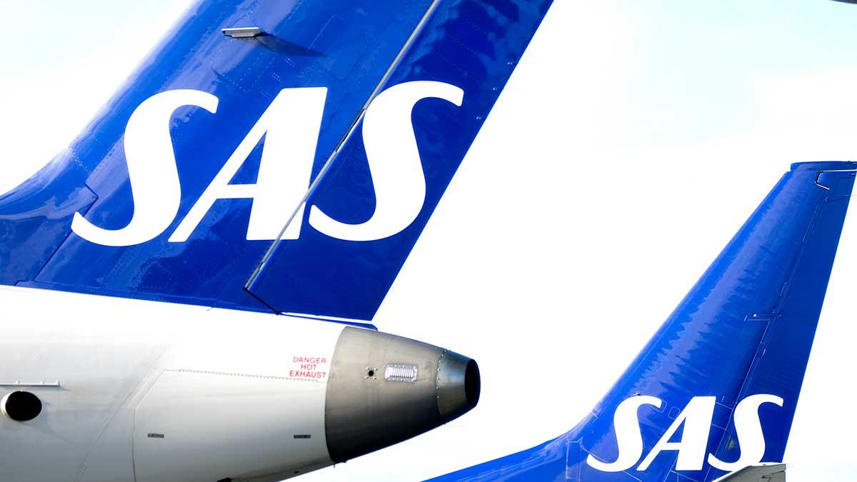 Den norska staten vill avyttra hela sitt aktieinnehav i flygbolaget SAS. (Foto: TT)