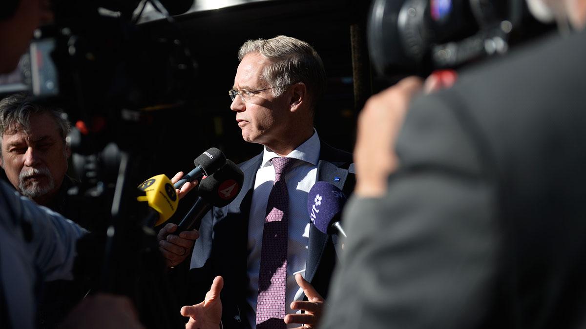 SAS-chefen Rickard Gustafson har inga planer på att riva upp sparpaketet. (Foto: TT)