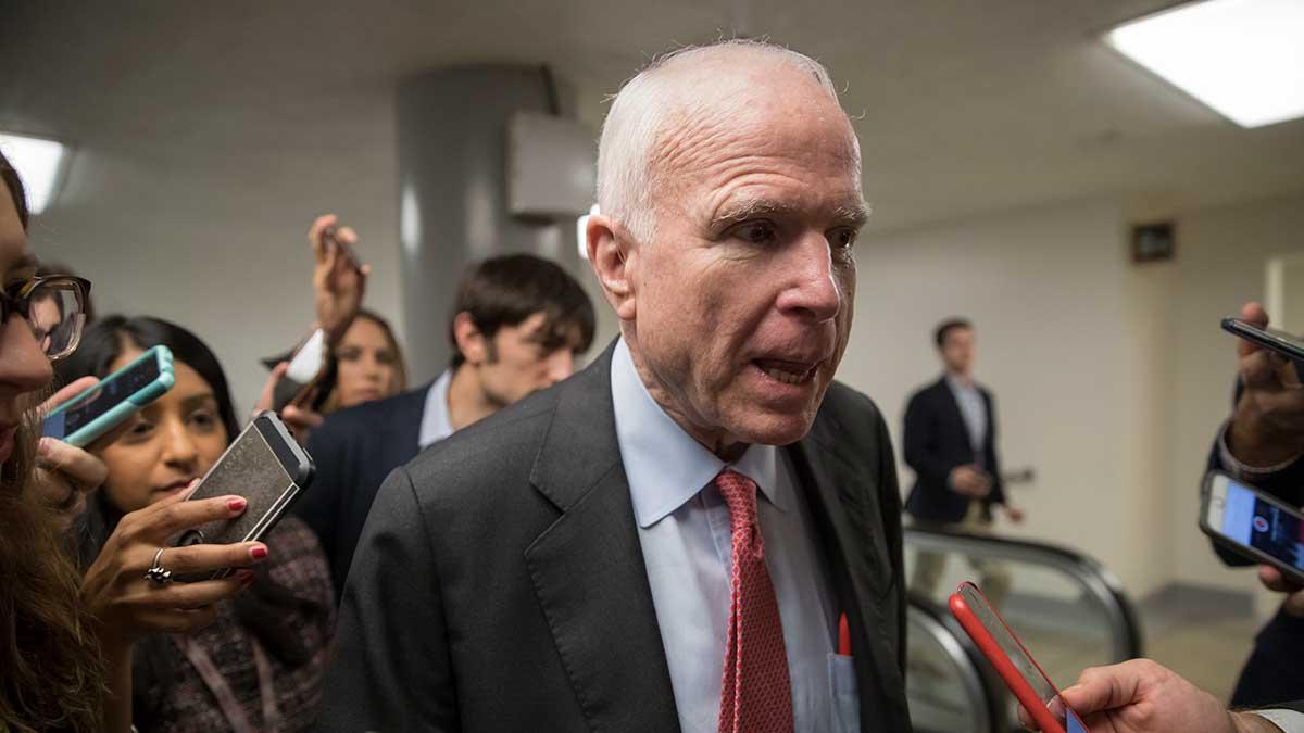 Topprepublikanen John McCain har fått cancer. (Foto: TT)