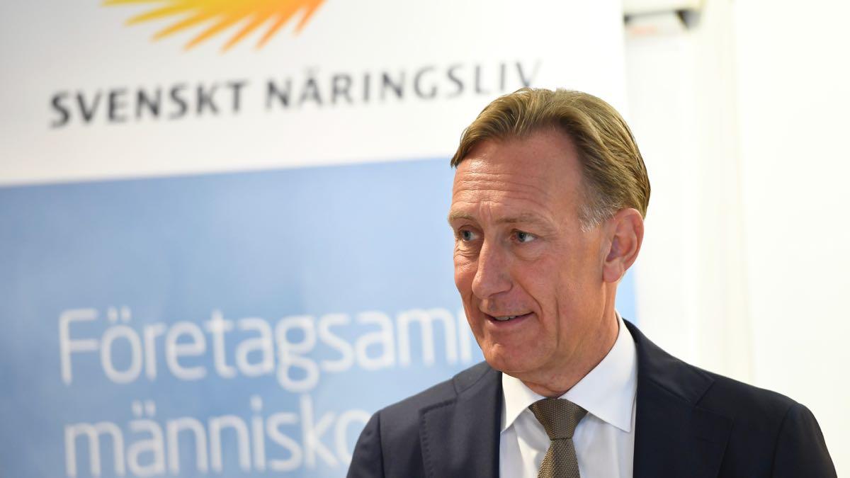 "Regering och riksdag måste nu göra klart vilka stöd utsatta företag kan räkna med under de kommande svåra månaderna", säger Svenskt Näringslivs vd Jan-Olof Jacke. (Foto: TT)